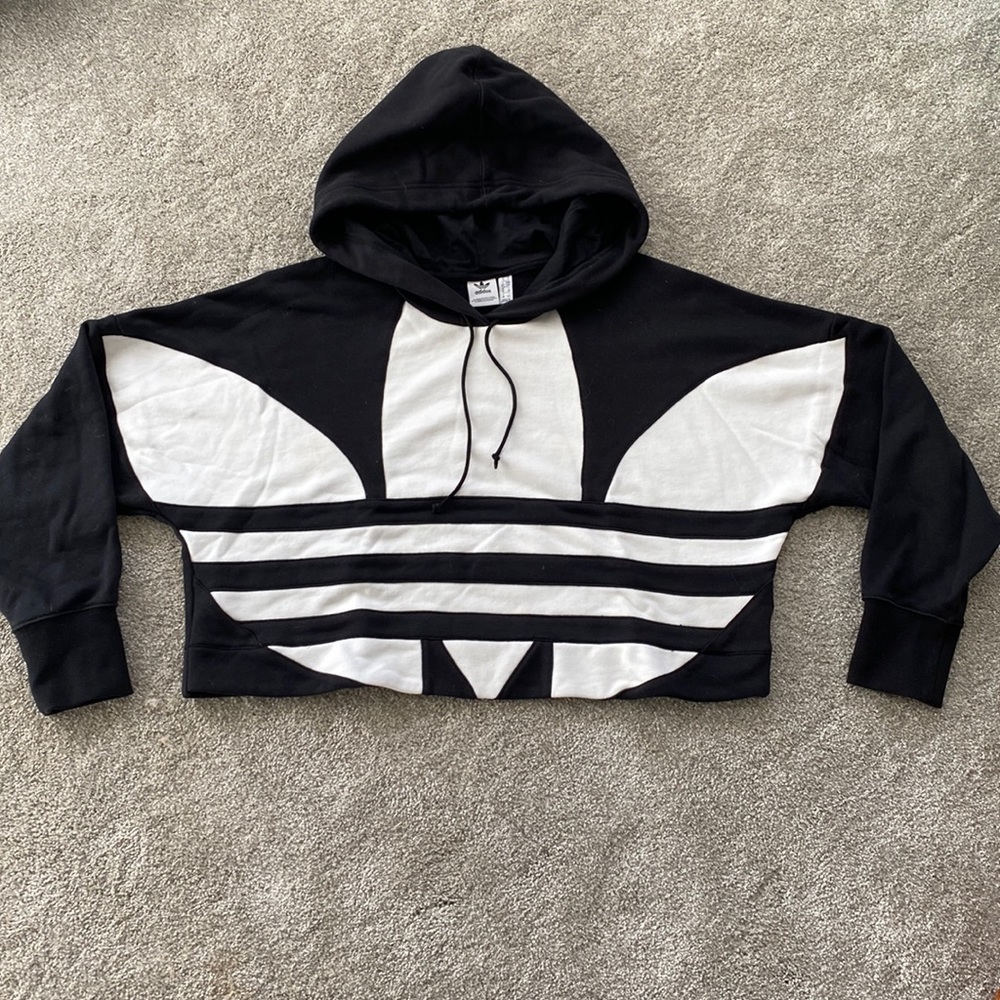 Adidas cropped hoodie